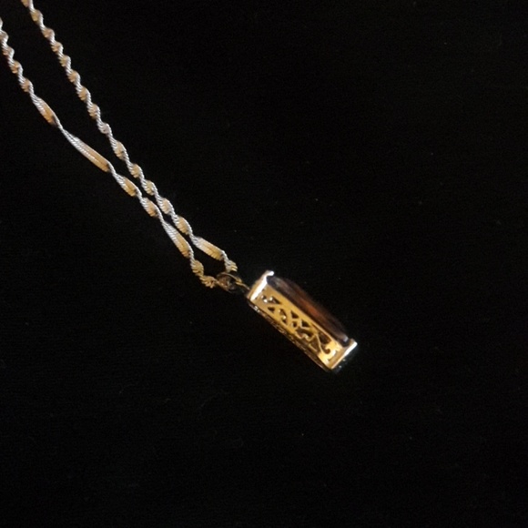 NWOT💘Silver Chain Mystic Rainbow Topaz Pendant - Picture 3 of 6